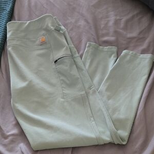 Carhartt Women's Light Green Cargo Pants